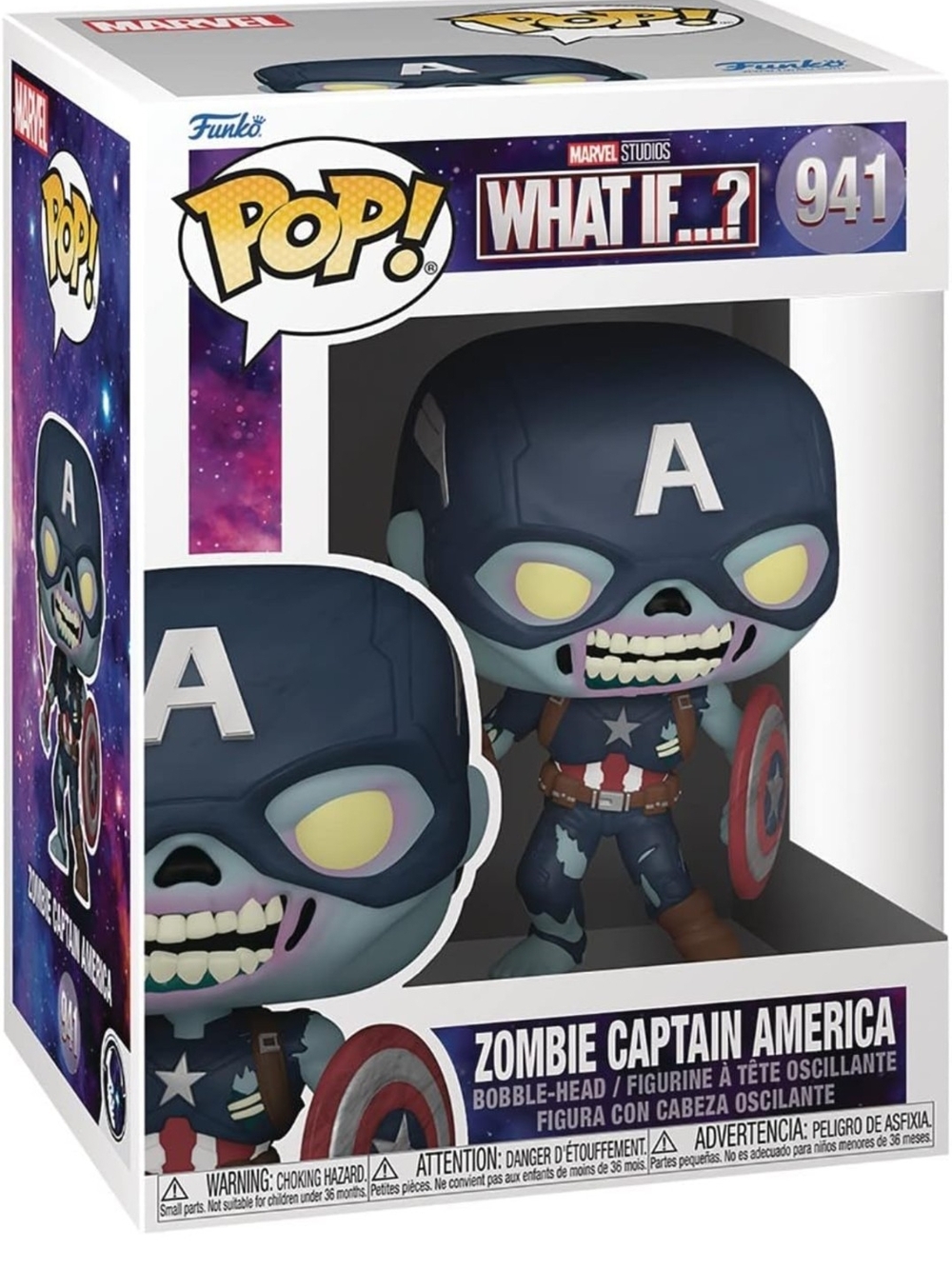 Funko Pop! Marvel What If...? #941 Zombie Captain America